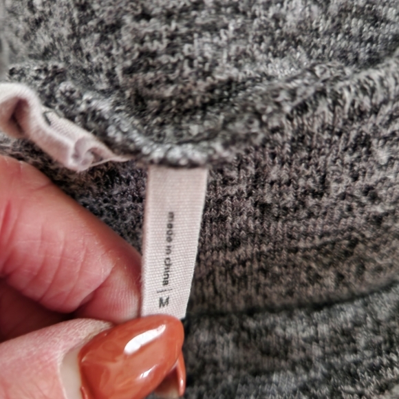 Suzanne Betro Heather Charcoal Marled Palazzo Pants - Picture 4 of 14